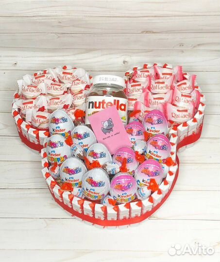 Корзина,торт из Киндер шоколадок