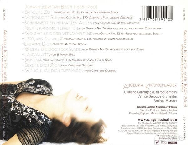 Angelika Kirchschlager-Vergnugte Run.Bach-Arien.CD