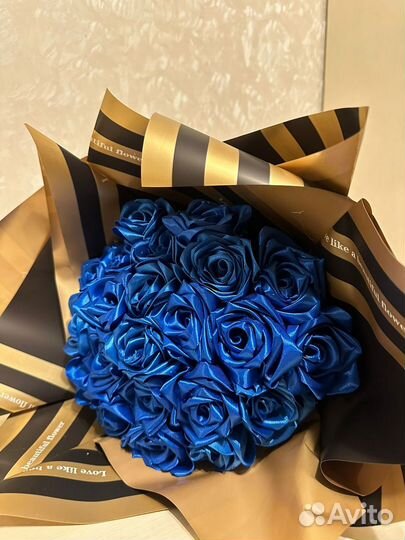 Букет из атласных лент