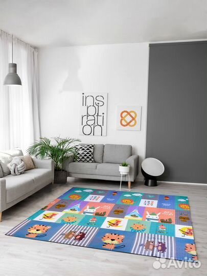 Детский коврик для ползания новый