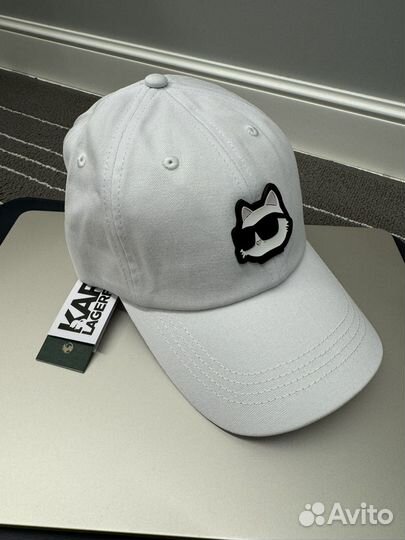 Karl lagerfeld бейсболка кепка черная белая