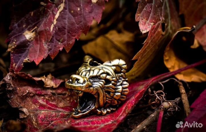 Бусина Темляк Брелок Каменный Медведь Оникс