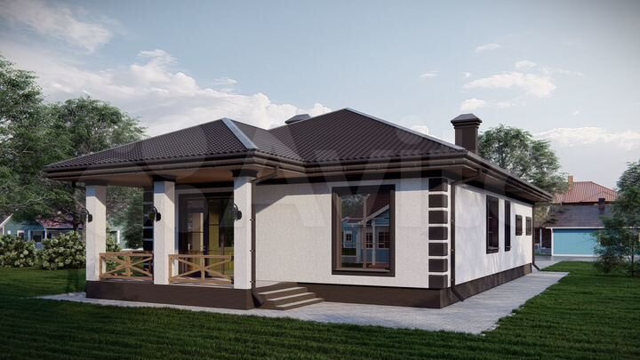 Дом 120,3 м² на участке 7 сот.