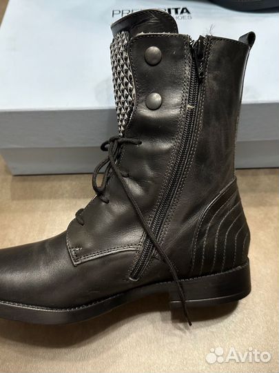 Ботинки зимние женские натуральная кожа