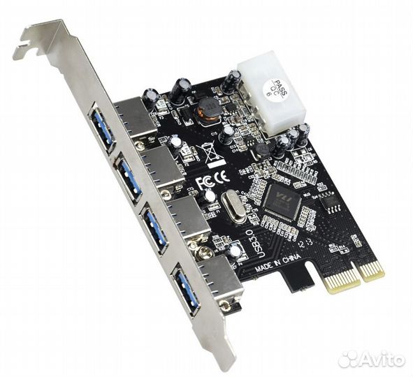 Контроллер PCI-E: USB 3.0 * 4 порта, SATA 3.0 * 2