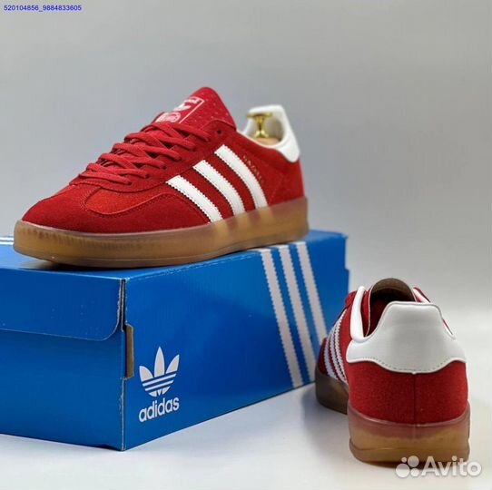 Кроссовки Adidas Gazelle Red (Арт.97737)