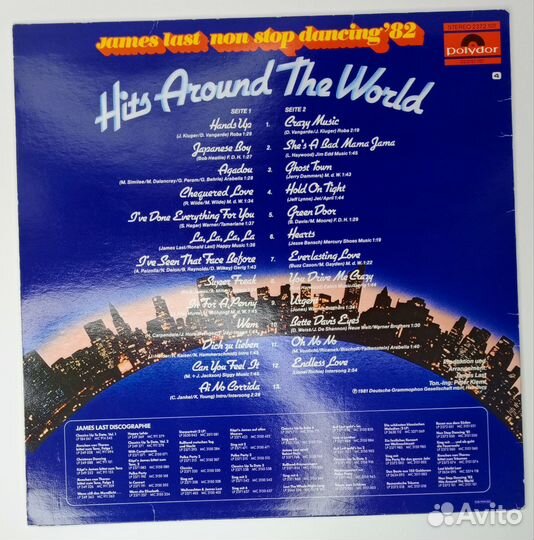 LP James Last – Non Stop Dancing '82 Germany 1981