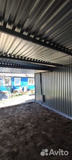 Гараж Ракушка односкатный/двускатный