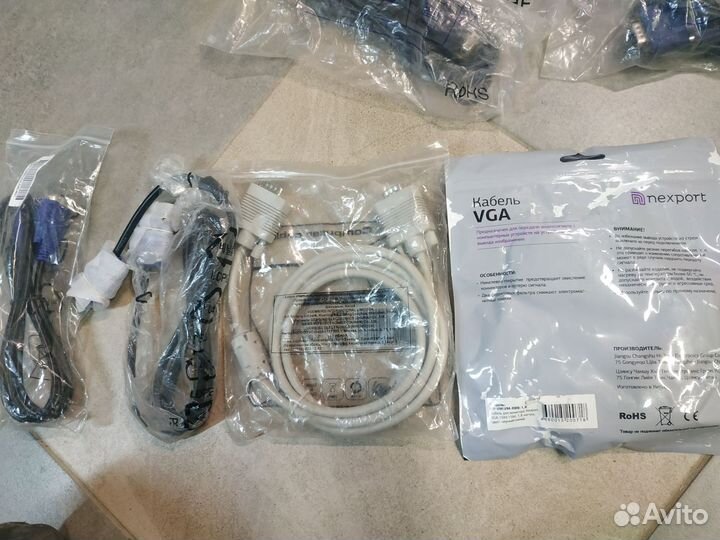 Новые VGA кабель для подключения монитора к пк