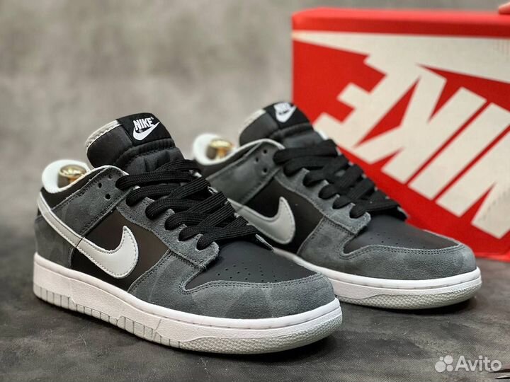 Nike SB Dunk air low 1 тёмно-серые разм. 42