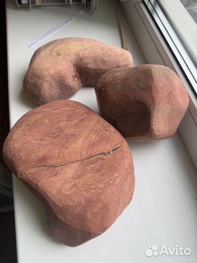 Камни натуральные Яшма красная 7кг 450гр