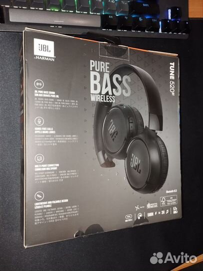 Наушники беспроводные JBL Tune T520BT