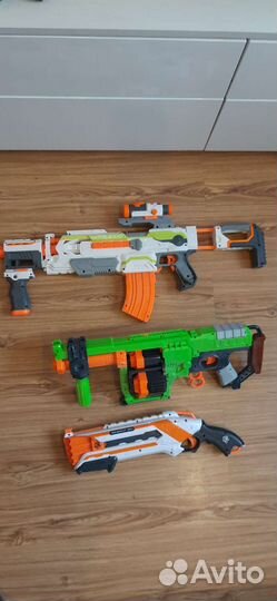 Бластеры nerf 3 шт