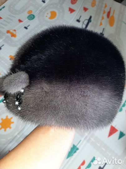 Шапка норковая женская
