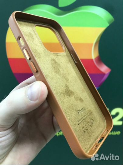 Кожаный чехол iPhone 13 Pro