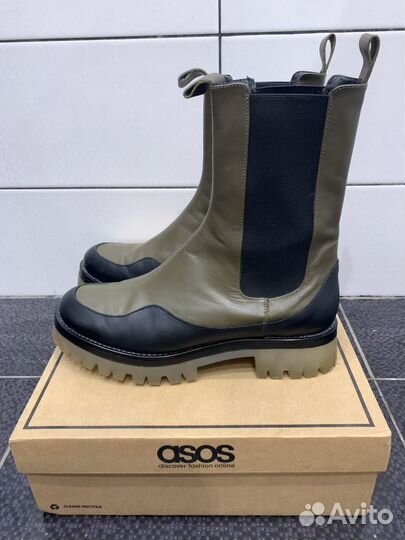 Ботинки демисезонные кожаные ASOS (41 рр)