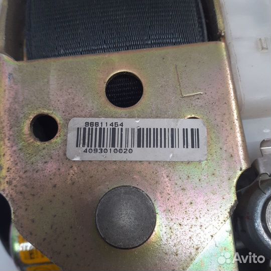 Ремень безопасности передний левый daewoo matiz