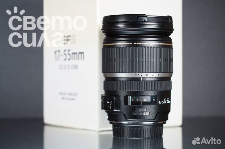 Canon EF-S 17-55mm f/2.8 IS USM как новый