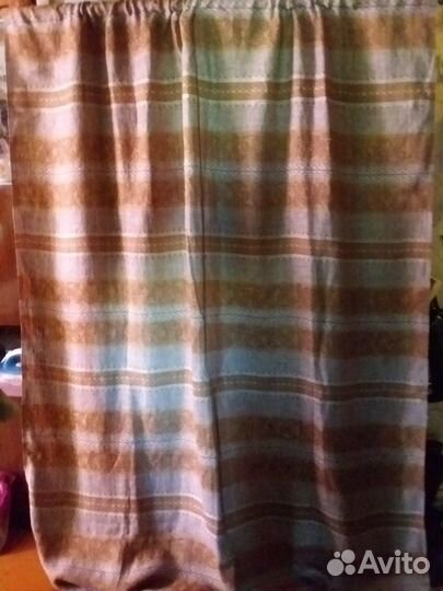 Шторы из натурального льна-2 шт