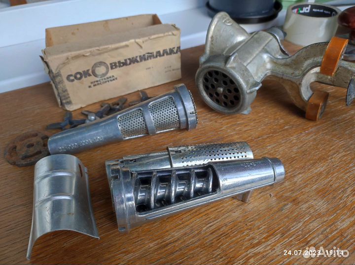 Мясорубка соковыжималка ручная, СССР