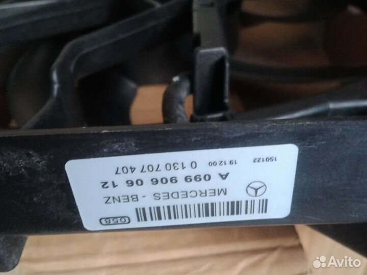 Вентилятор на Мерседес ML-166