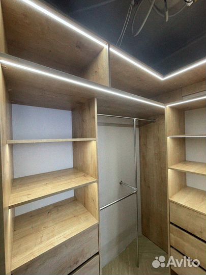 Гардеробная на заказ от производителя