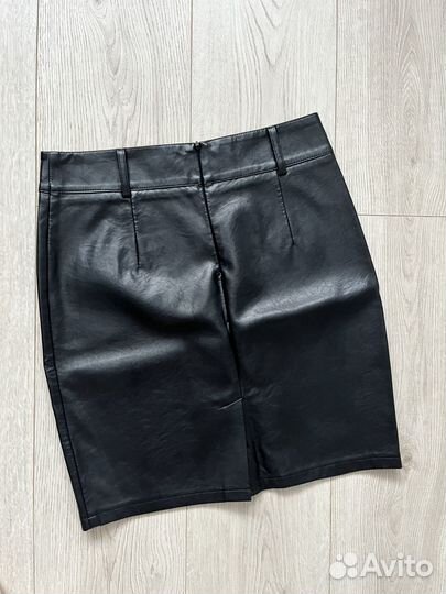 Кожаная юбка 42-44