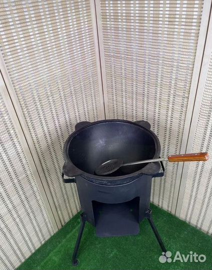 Казан с печкой 8 литров