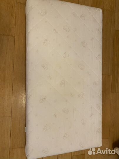 Матрас детский 120 60, постельное белье, одеяло