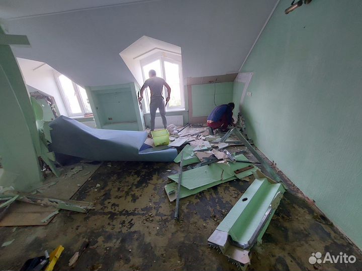 Демонтаж квартир Демонтаж стяжки