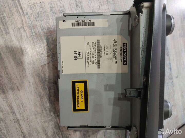 Штатная магнитола Honda Civic 4D