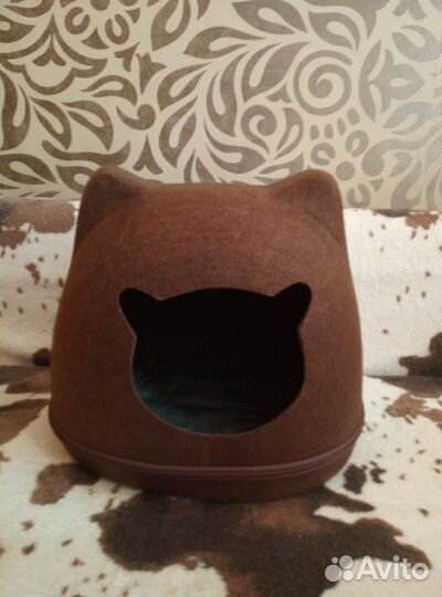 Войлочный домик для кошки