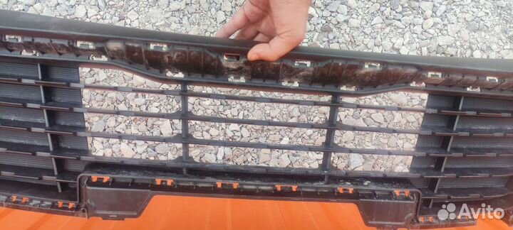 Передня часть бампера Киа rio