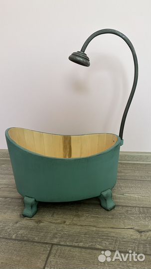 Ванная деревянная для фотосъемки