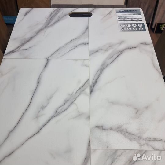 Кварцвиниловая плитка замковая мрамор Лацио