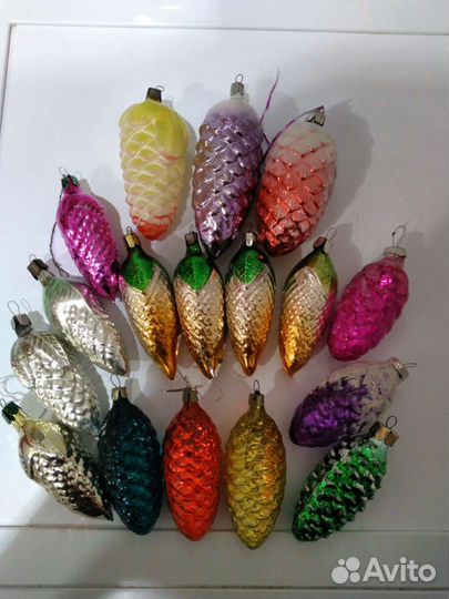 Елочные игрушки времен СССР