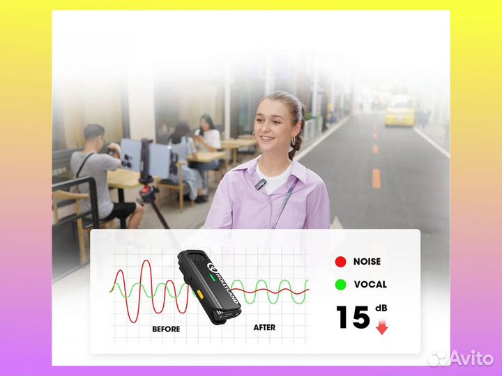 Беспроводной микрофон Hollyland Lark C1 DUO