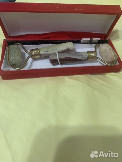 Массажер для лица и тела из оникса