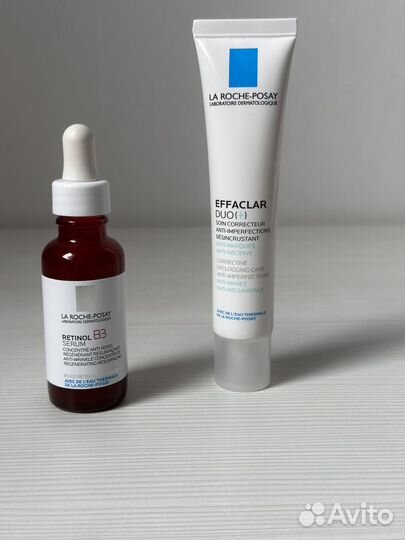 La Roshe Posay effaclar и сыворотка с ретинолом