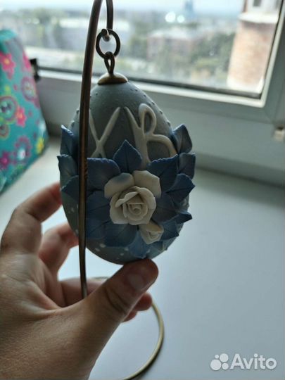 Пасхальное яйцо, бисквит