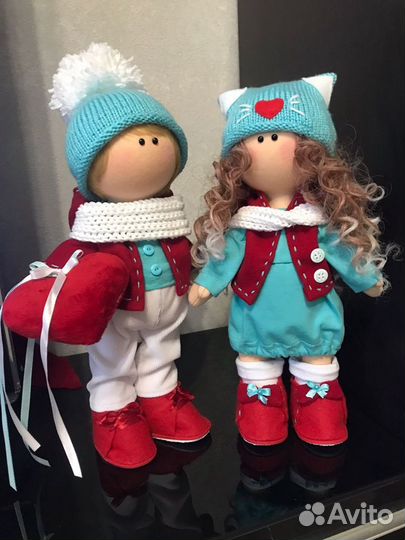 Интерьерная кукла ручной работы