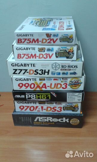 Любые материнки 775 1155 1156 ам-2 ам-3+ 1150