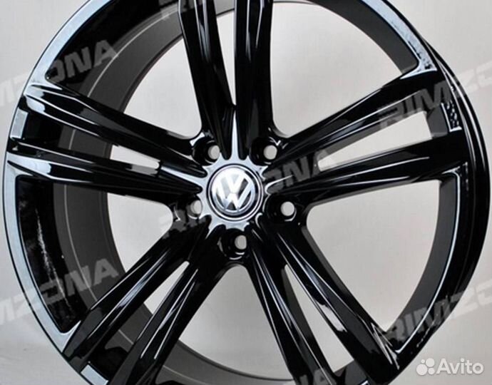 Литой диск в стиле Volkswagen R18 5x112. Беспл под