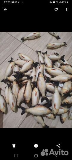 Игрушки- рыбки для кошек