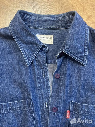 Джинсовая рубашка levis