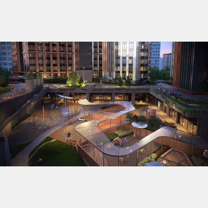 1-к. квартира, 60,8 м², 30/50 эт.