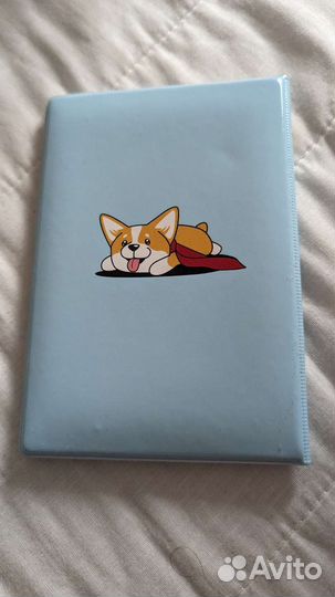 Обложка на паспорт корги