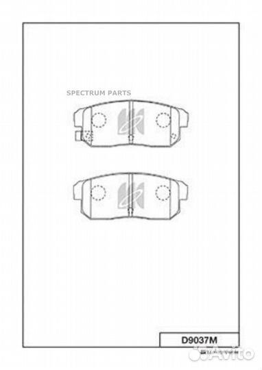 Дисковые колодки kashiyama kashiyama D9037M