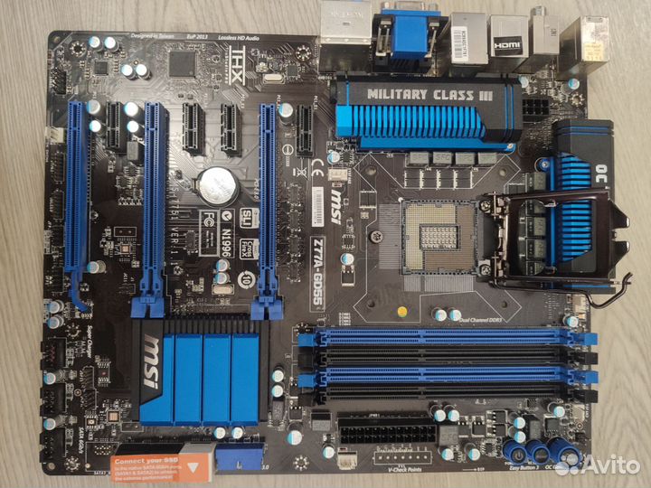 Материнская плата msi 1155