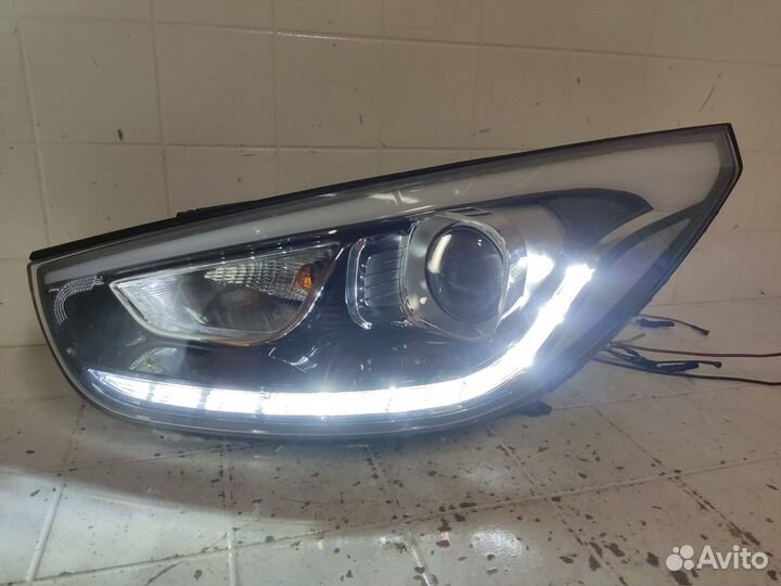 Фара галоген с дхо передняя левая Hyundai Ix35